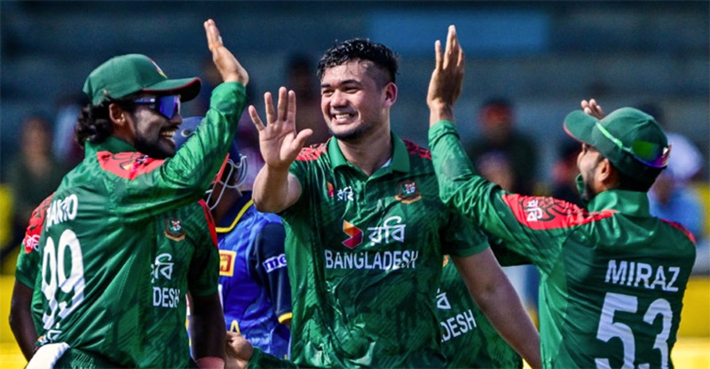 বাংলাদেশের জয়ের লক্ষ্য ২৪৫ রান