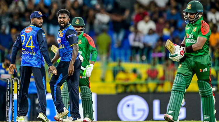 ৫ রানে ৭ উইকেট হারিয়ে ৭৭ রানে হারল বাংলাদেশ