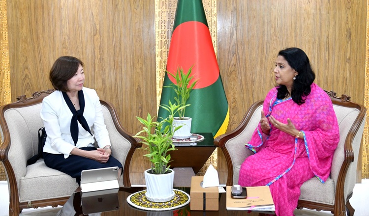 পরিবেশ উপদেষ্টার সঙ্গে জাইকার নির্বাহী সিনিয়র ভাইস প্রেসিডেন্টের বৈঠক
