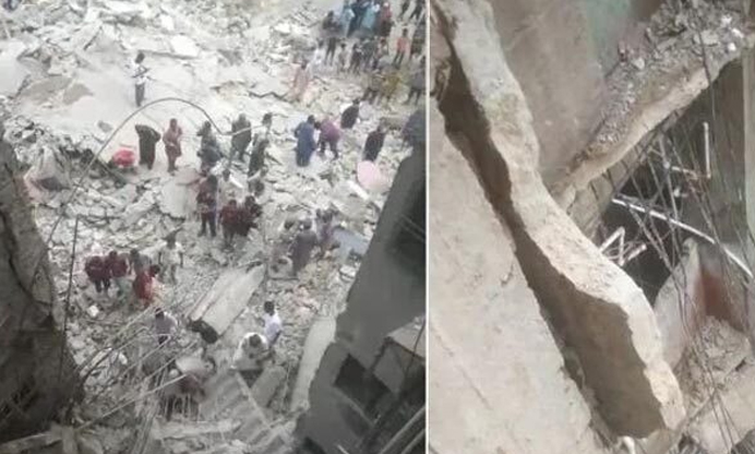 পাকিস্তানে ৫ তলা আবাসিক ভবন ধসে নিহত ৪