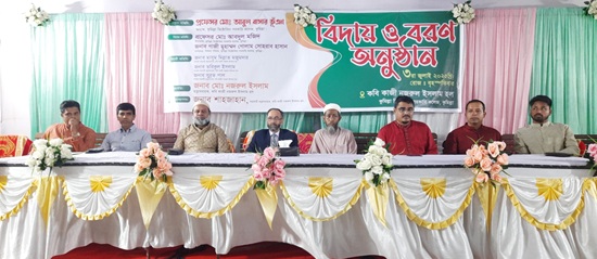 কুমিল্লার ভিক্টোরিয়ায় নজরুল হলের বিদায় ও বরণ অনুষ্ঠিত