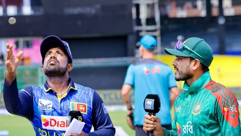 দ্বিতীয় ম্যাচে টসে জিতে ব্যাটিংয়ে বাংলাদেশ
