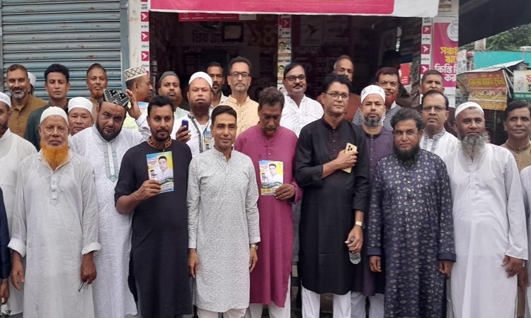 আলফাডাঙ্গা বাজার বণিক সমিতির নির্বাচনে প্রচারণা তুঙ্গে 