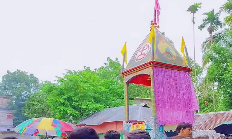 লোহাগড়ায় উল্টো রথযাত্রা উৎসব পালিত