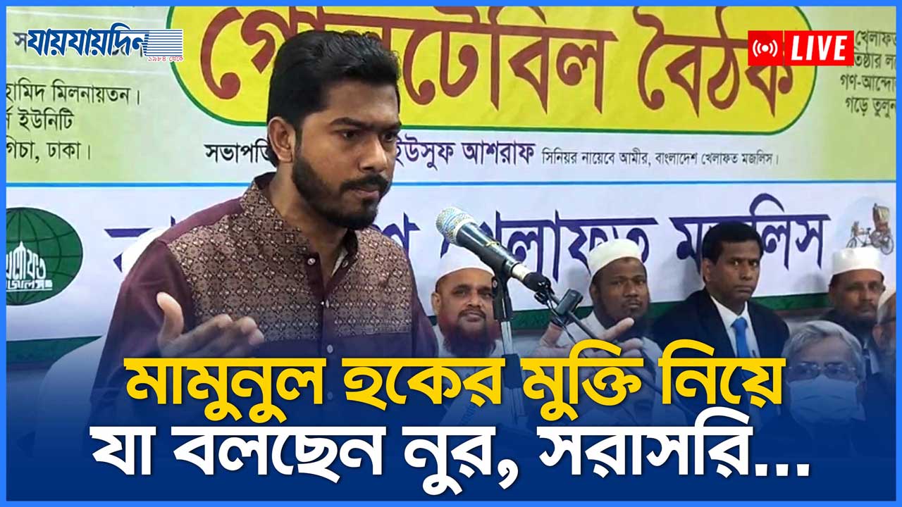 মামুনুল হকের মুক্তি নিয়ে যা বলছেন নুর
