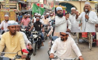 কর্মী সম্মেলন সফল করতে গফরগাঁওয়ে জামায়াতের মিছিল