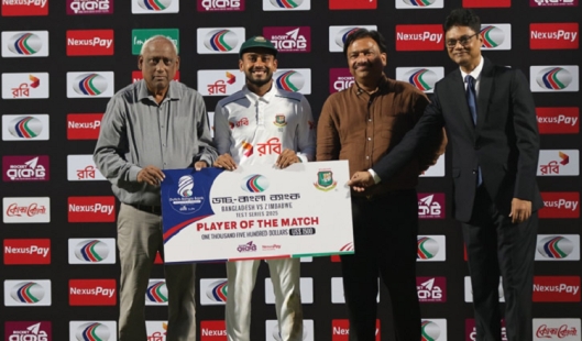 মিরাজের বীরত্বে দারুণ প্রত্যাবর্তনের গল্প লিখলো বাংলাদেশ